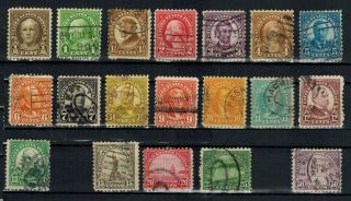 Us Postage Stamps - Sc 551//570 Definitive Issues - Incomplete Set,