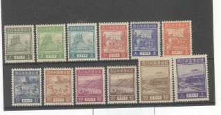 Netherlands Indies Indonesia Japan Occ 1943 Issue For Sumatra Use Nh Set