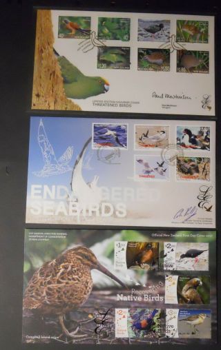 Zealand Birds 3 Limited Edition Fdc 