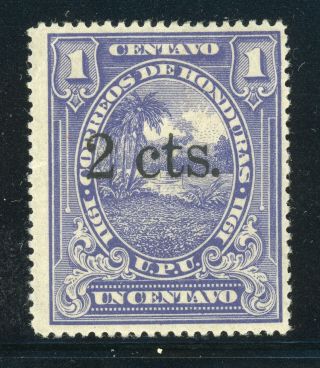 Honduras Mh Specialized: Scott 142 2c/1c Honduran Scene Schg (1913) Cv$7,