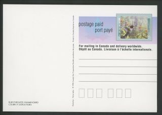 Postal Stationery Canada Uni Ux122a Complete Set Of 5 Postal Cards Birds 1998