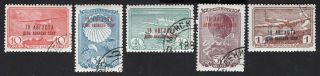 Russia Ussr 1939 Set Of Stamps Zagor 601 - 605 Cv=9.  5$