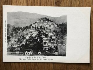China Old Postcard Potala In Jehol In Tibet Dalai Lama