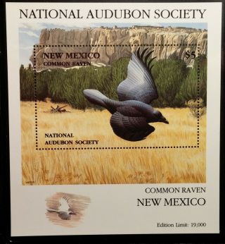 1985 National Audubon Society Mexico Birds Mnh Vf