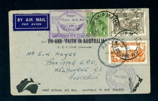 Australia - Zealand 1934 