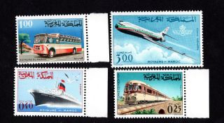 Morocco 1966 Set Of Stamps Mi 573 - 576 Mnh Cv=9.  5euro