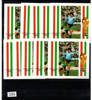 ,  10x Grenada 1990 - Mnh - Soccer -