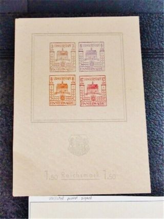 Nystamps Germany Stamp Og Nh Unlisted Signed
