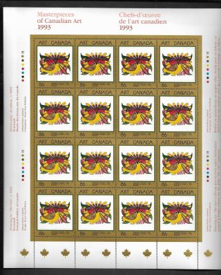 Pk39690:stamps - Canada 1466 Art Canada 16 X 86 Cent Sheet - Never Hinged