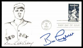 Mayfairstamps Us Fdc 1983 Illinois Red Sox Babe Ruth Autographed First Day Cover