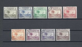 Maldive Islands 1950 Sg 21/29 Cat £65