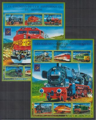 U283.  Guinea - Mnh - Transport - Locomotives