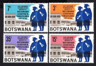Botswana 1967 Group Of Stamps Mi 33 - 36 Mnh