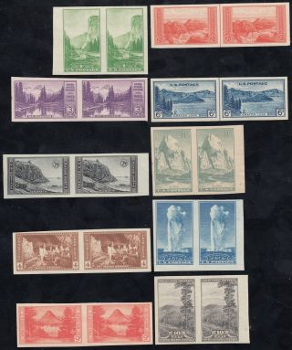 Tdstamps: Us Stamps Scott 756 - 765 (10) Nh Ngai