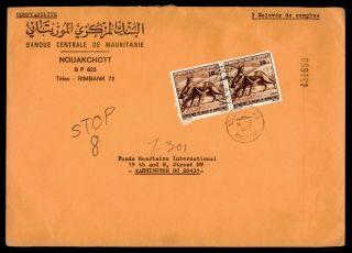 Dr Who 1977 Mauritania To Usa Pair Lc136157