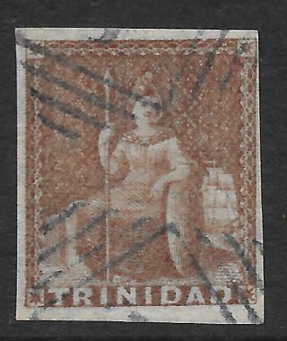 Trinidad 1851 (1d) Purple - Brown Sg 2 (fine)