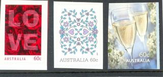 Australia - Greetings 2011 - Self - Adhesive Set Of 3 Mnh (3530/2)