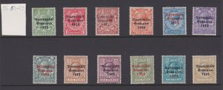 Gb Ovpt Ireland Eire Stamps George V Definitives Sg 52 - 63 Issues Mounted