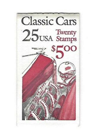 22 Books Of 1988 Classic Cars 25c Usa Postage Stamp Book W/ 20 Stamps Per Book