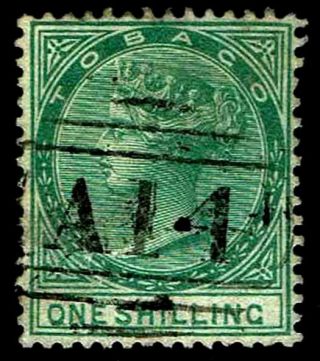 1879 Tobago 4 Queen Victoria Watermark 1 - - Vf - Cv $82.  50 (esp 3253)