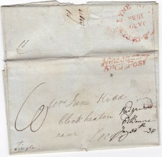 1838 Red Newcastle 5 " Clause Post Mary Ridgwood Cousin Jane Kidd Edward Bourne