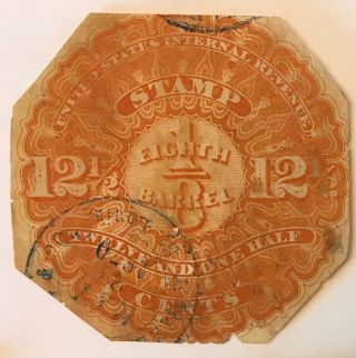 Early Internal Revenue Beer,  Liquor,  stamp lot: REA1,  16,  27,  38,  Series 1933/34 4