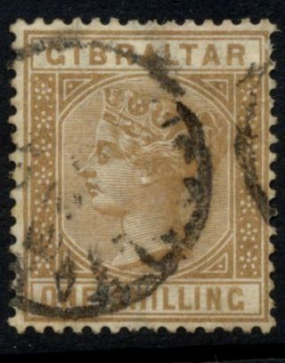 Gibraltar 1887 1/ - Qv Sg 14 Cat £200 ($260)