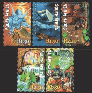 South Africa 2001 Myths And Legends Set Of 5 Unhinged