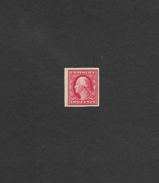 Us Stamps Sc 344 George Washington 2c Imperf Mnh 1908 - 09