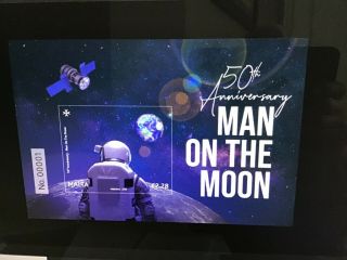 2019 50th Anniversary - Man On The Moon Mini Sheet Mnh Vf Sg 2072