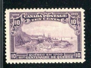 Canada 1908 Quebec Stamp 1 C,  7 C,  10 C,  All Hinged