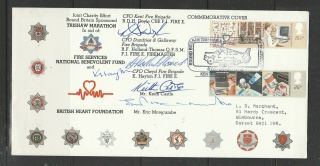 Gb Fdc 1982 Technology,  Round Britain Dartford Cancel,  Signed By Eric Morecombe