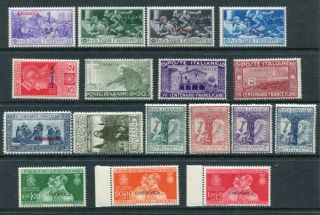 Cirenaica 1926 - 30 Mnh Lot 4 Sets 17 Stamps Cat Euro 235