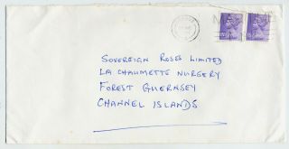 Falkland Islands 1982 Post Conflict Cover From Ss Canberra To Forest Guernsey