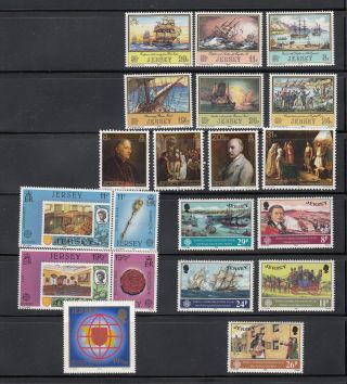 Jersey stamps Year sets & M/Sheets 1983 - 2000 multi listing your choice Un/Mint 3