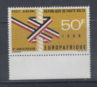 Burkina Faso 1968 Europafrique Sc 53 Cplte Never Hinged