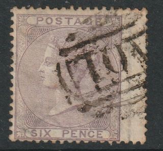 Gb Abroad In Kingston Jamaica A01 6d Pale Lilac With Wing Margin