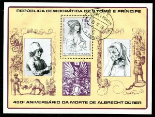 St.  Tome & Principe 1979 Durer Souvenir Sheet 526