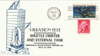 1978 Testing The Space Shuttle Vibration Tests; Centennial Cachet
