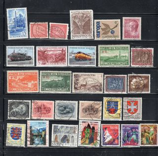 Luxembourg Europe Stamps Hinged & Lot 54287