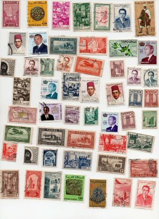Morocco Stamps 115 All Different - Off Paper -