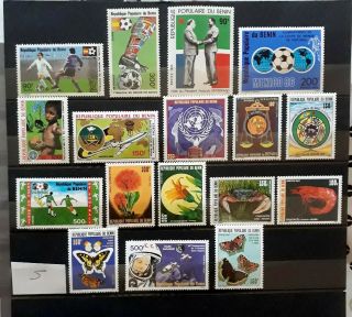 Benin - Destock Africa Stamps Lot (b5)
