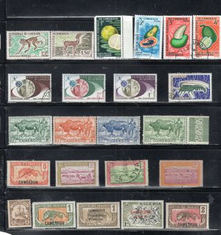 France Colonies Cameroon Cameroun Africa Stamps & Hinged Lot 2139