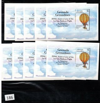 10x Grenada - Mnh - Air Balloons -