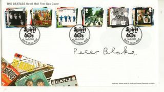 Peter Blake “the Beatles” 2007 Signed Fdc