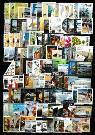 Aland - Years 2003 - 2017 Complete Never Hinged (mnh).