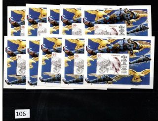 ,  10x Grenada - Mnh - Airplanes,  Helicopter