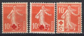 Lot France Red Cross,  1914,  Combine 76