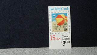 U.  S.  1990,  Beach Umbrella,  Complete Booklet