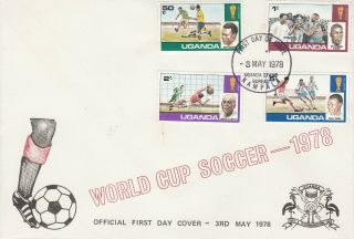 1978 Uganda World Cup Football First Day Cover